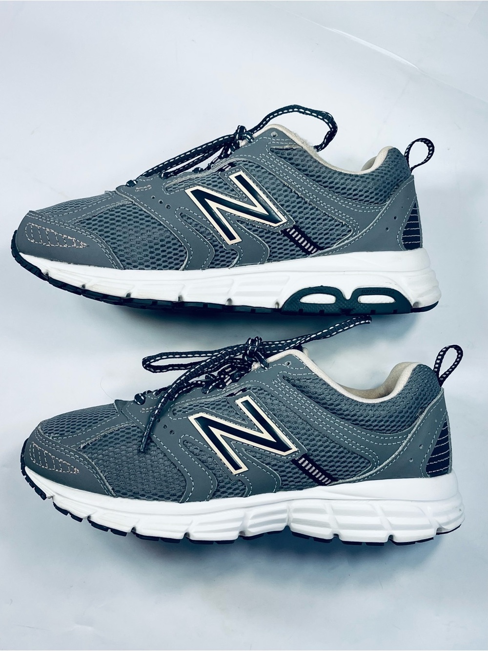 New Balance 430 V1 Gray Mesh Running Shoes #W430LS1 Women's :8D Athletic Shoes